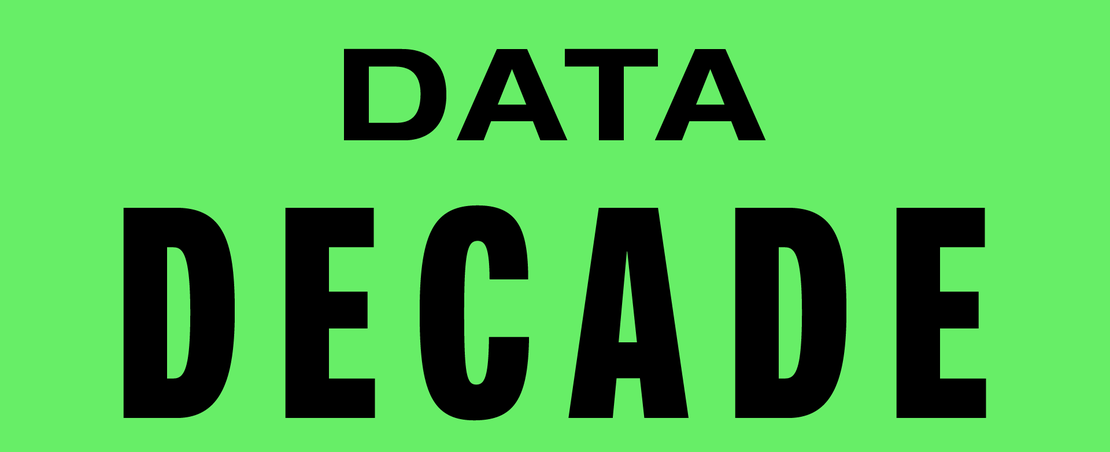 'data decade' bright green