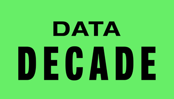 'data decade' bright green