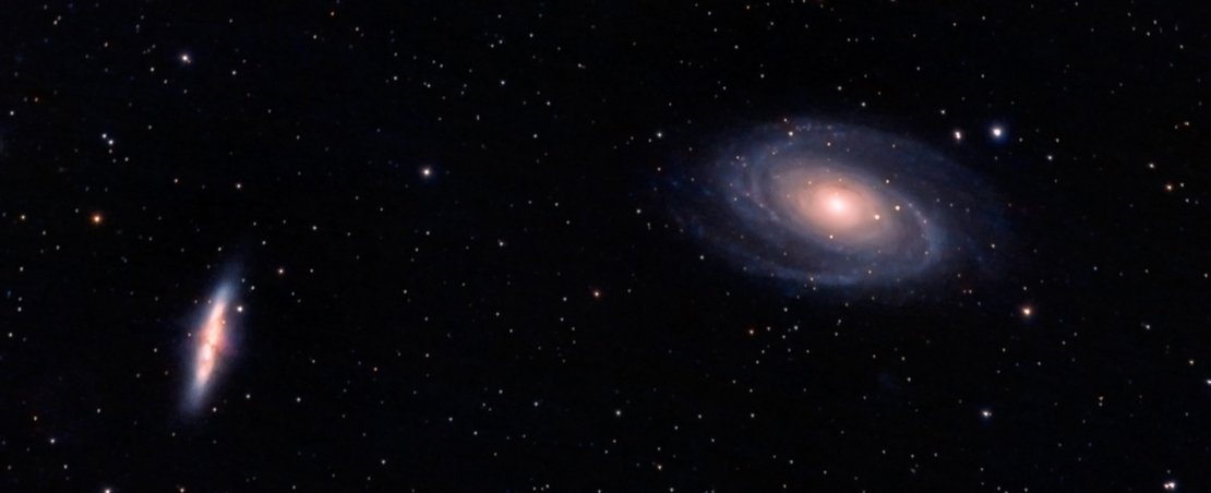 M81 and M82 galaxies in Ursa Major