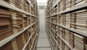 film archive shelves