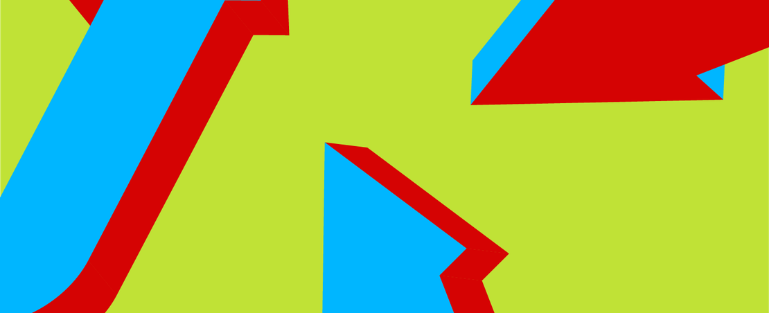 blue/red 3D arrows