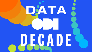 Decorative banner saying ODI Data Decade