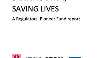 'Sharing data, saving lives' report cover