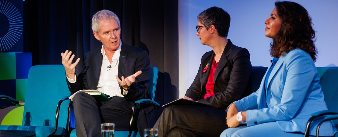 Sir Nigel Shadbolt at the AI Fringe. Photo: Sam Frost Photography