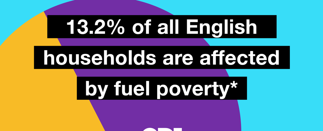 13.2% of all English households are affected by fuel poverty