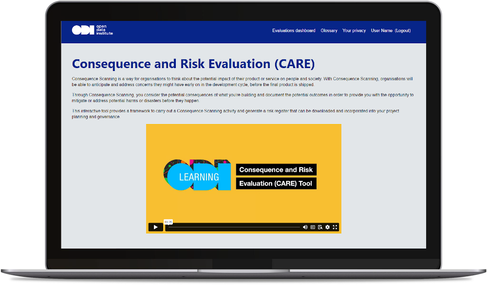 consequence and risk evaluation tool