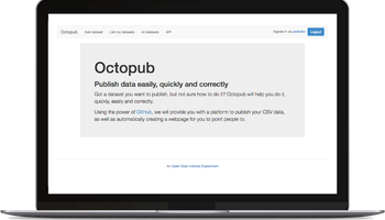 Screenshot of Octopub interface