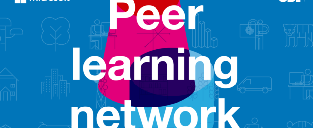 'Peer learning network' banner